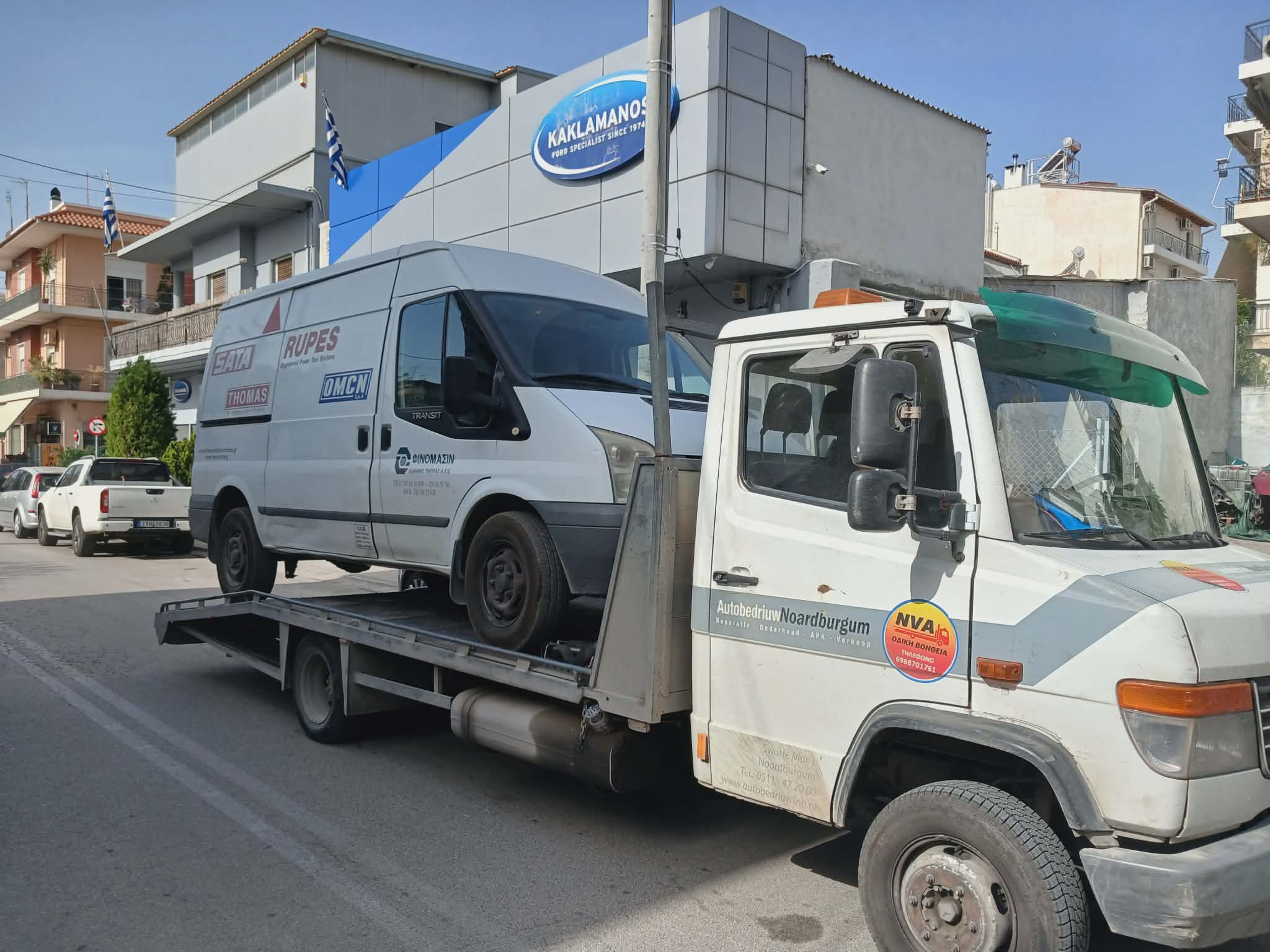 Οδική βοήθεια στην Αθήνα - μεταφορά φορτηγού