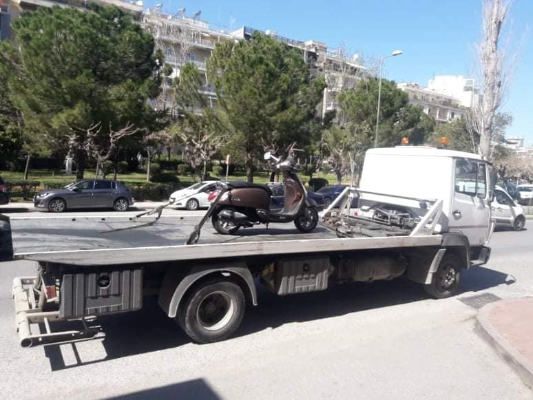 Οδική βοήθεια για μηχανή στην Αθήνα